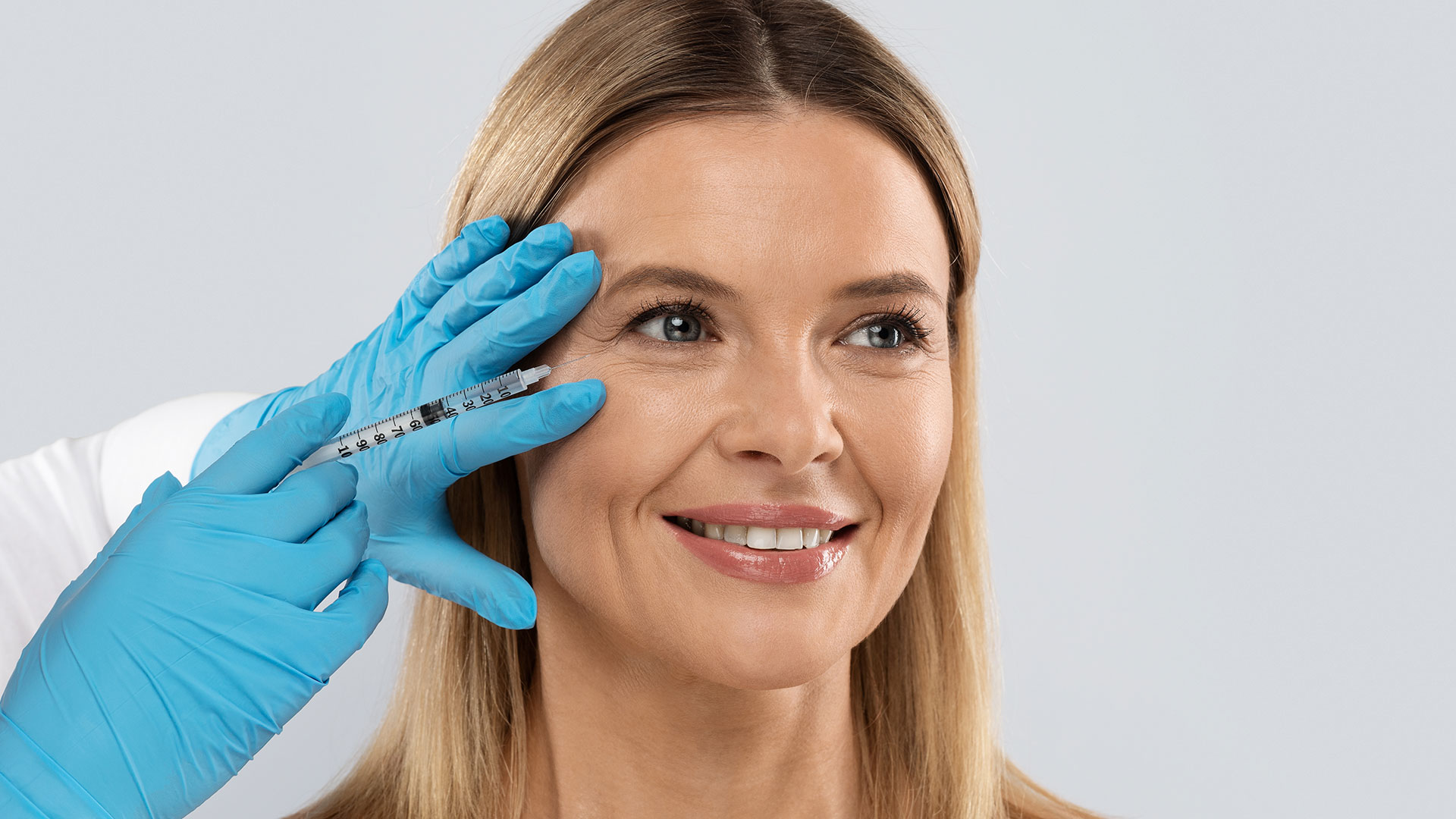 Rezultati po vbrizganju botoksa.